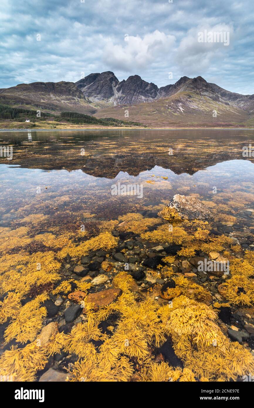 Loch Slapin and the Bla Bheinn, Isle of Skye, Scotland Stock Photo