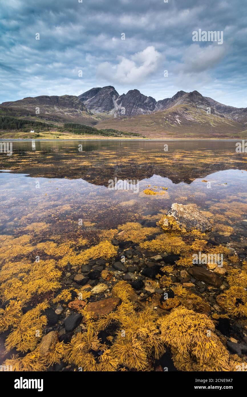 Loch Slapin and the Bla Bheinn, Isle of Skye, Scotland Stock Photo