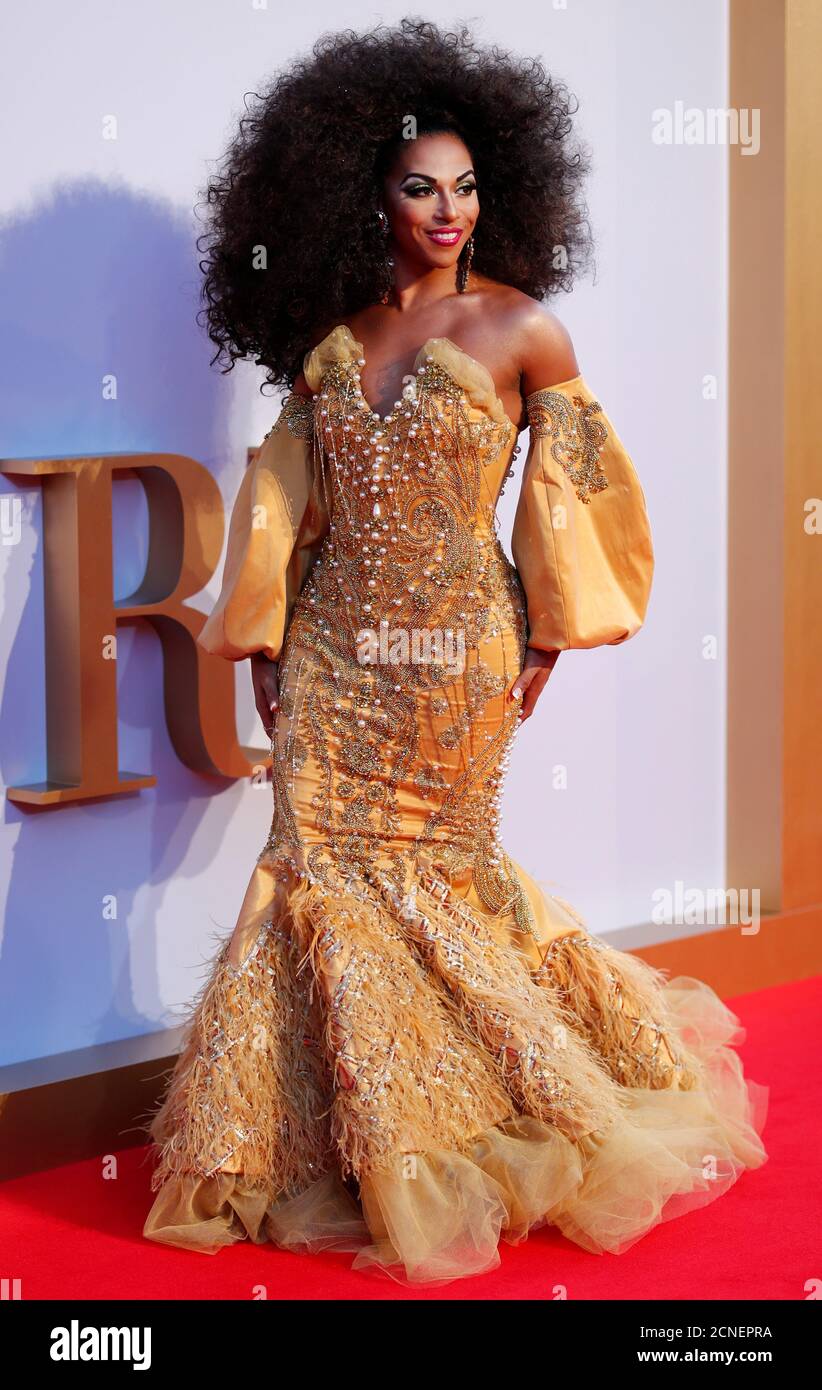 Cast member Shangela attends the UK premiere of 'A Star is Born' in London, Britain September 27, 2018. REUTERS/Eddie Keogh Stock Photo