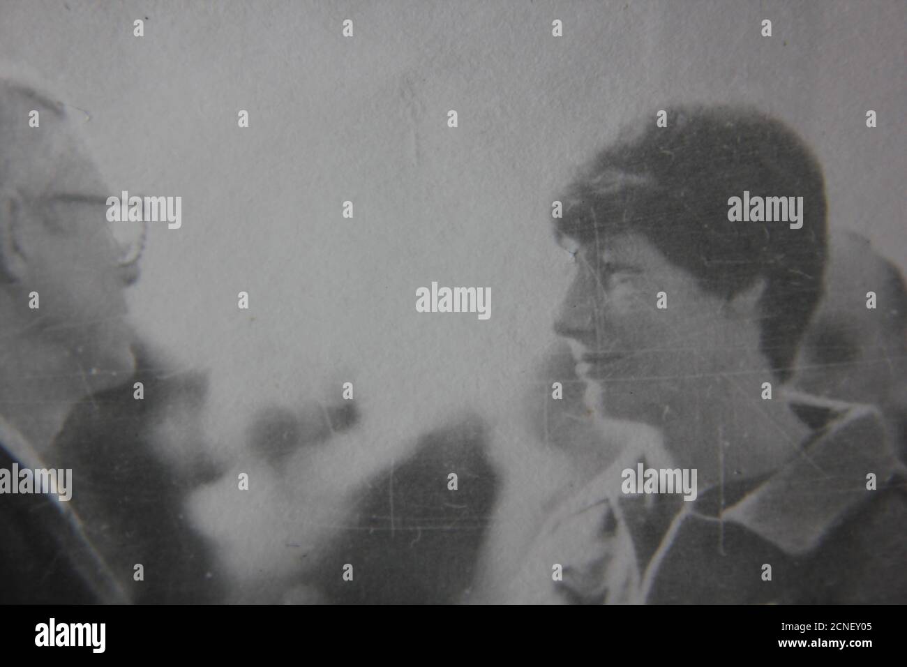 Fine 1970s vintage black and white photography of regular people having ...