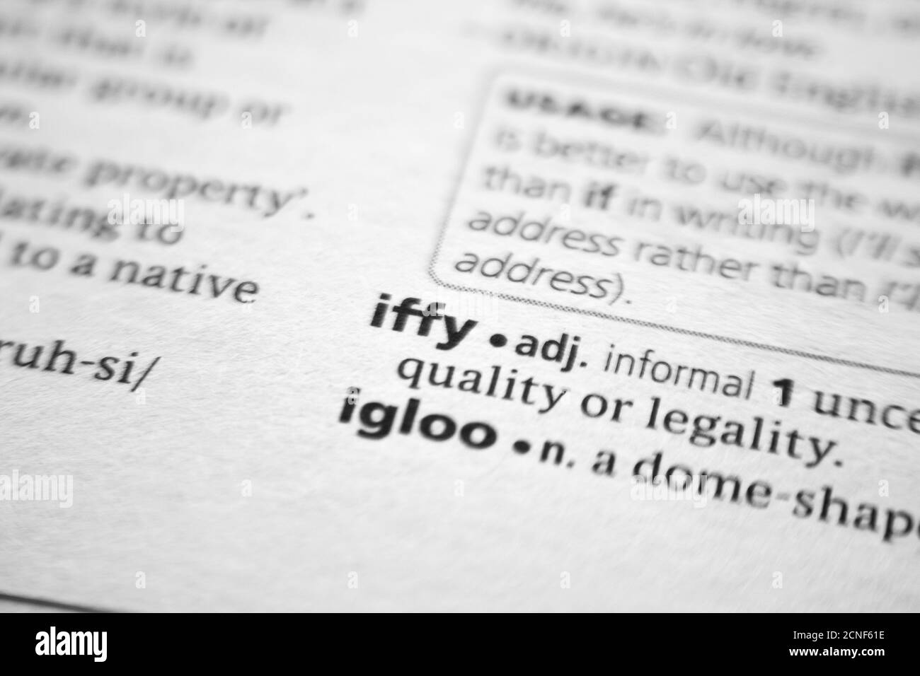 Iffy Black and White Stock Photos & Images - Alamy
