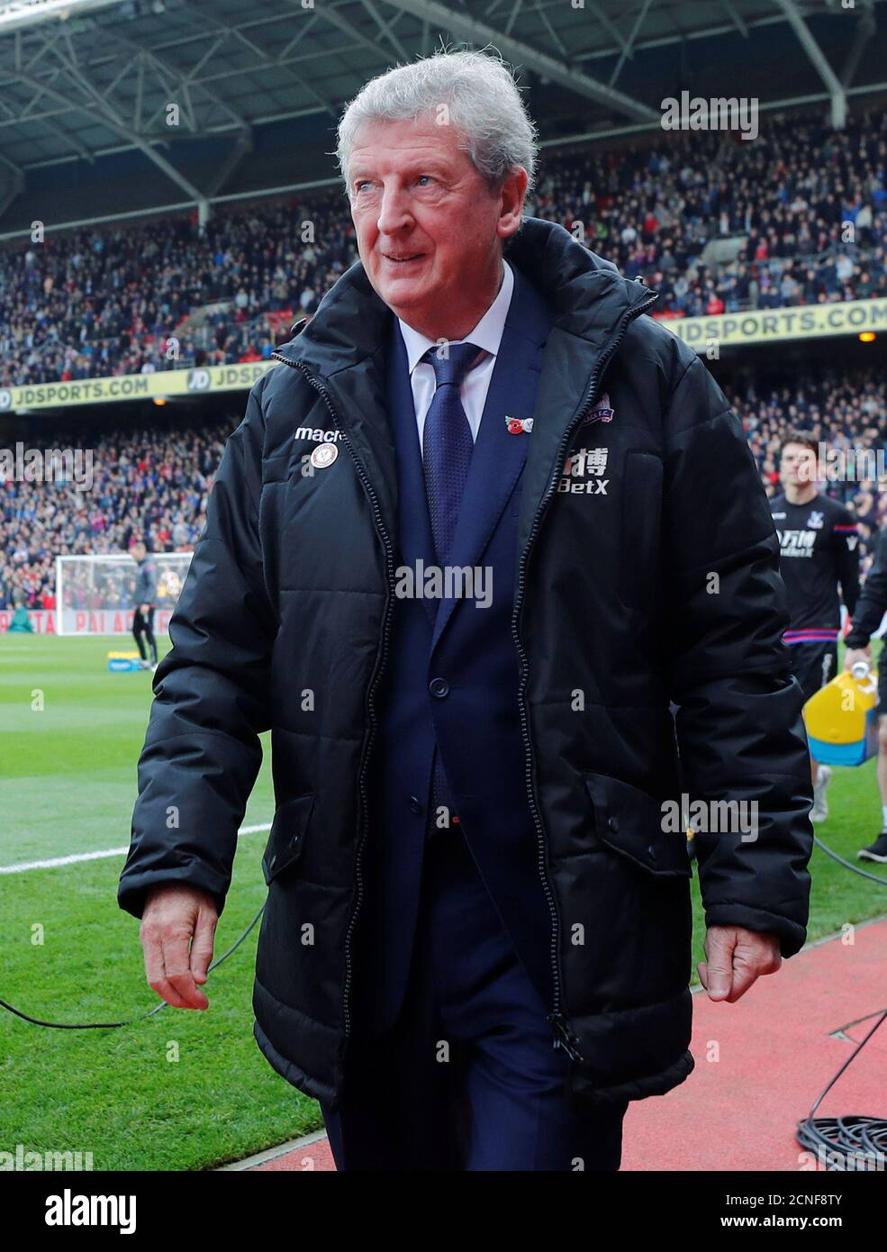 Soccer Football - Premier League - Crystal Palace vs West Ham United - Selhurst Park, London, Britain - October 28, 2017   Crystal Palace manager Roy Hodgson before the match   REUTERS/Eddie Keogh    EDITORIAL USE ONLY. No use with unauthorized audio, video, data, fixture lists, club/league logos or 'live' services. Online in-match use limited to 75 images, no video emulation. No use in betting, games or single club/league/player publications. Please contact your account representative for further details.? Stock Photo