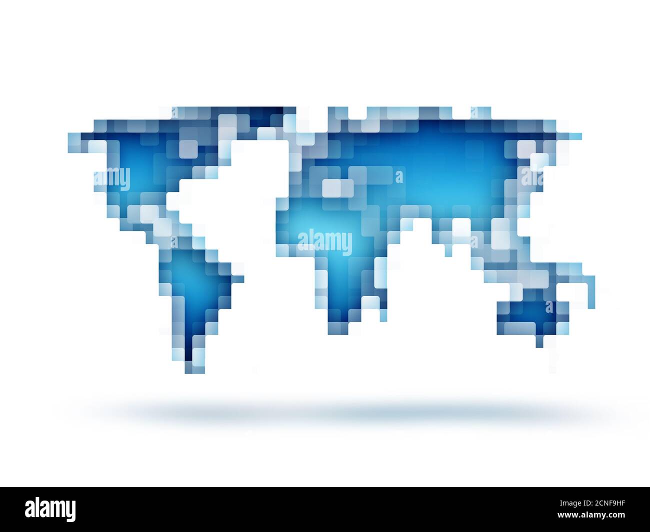 abstract world map Stock Photo