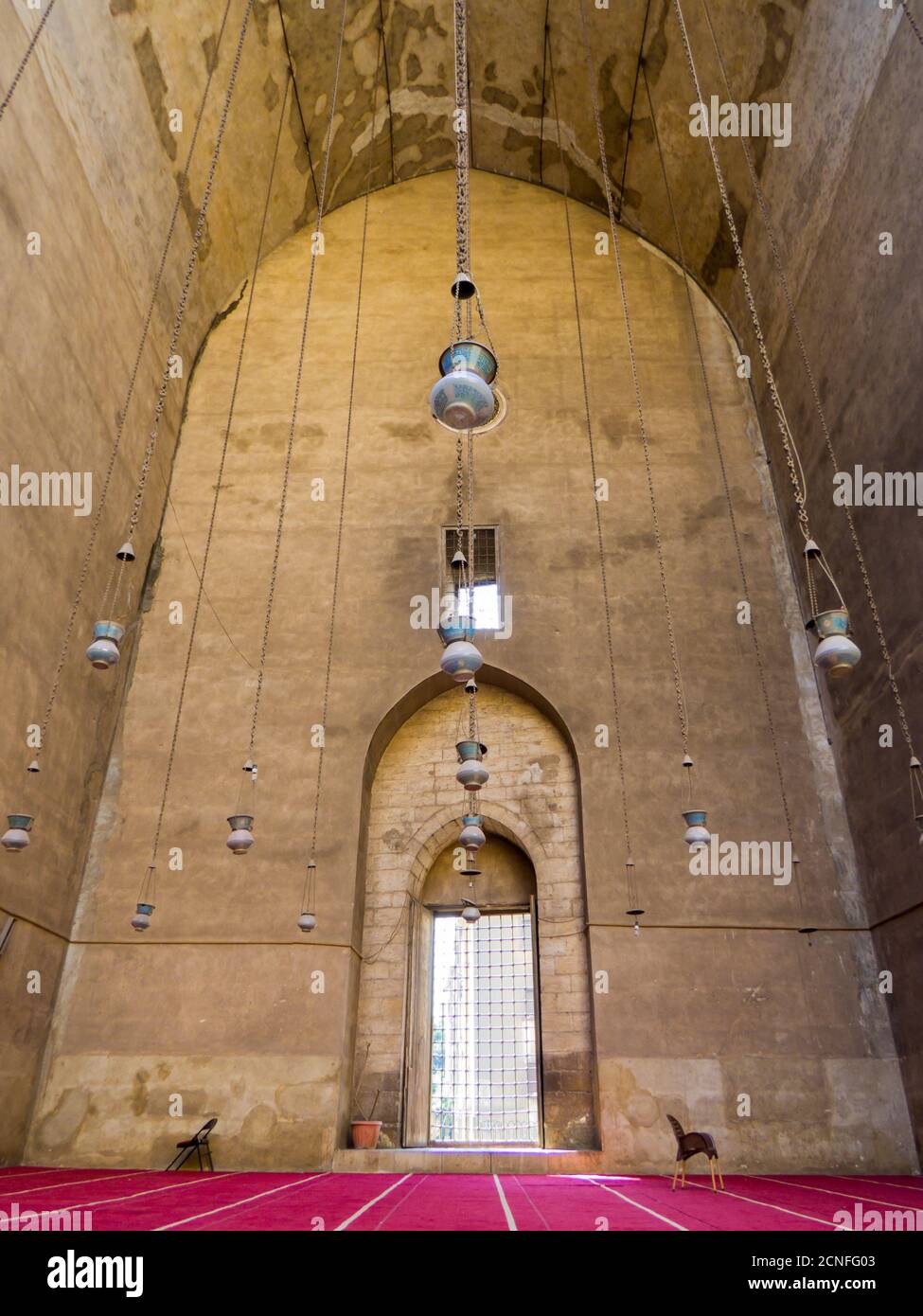 Mosque-Madrassa of Sultan Hassan, Cairo, Egypt Stock Photo