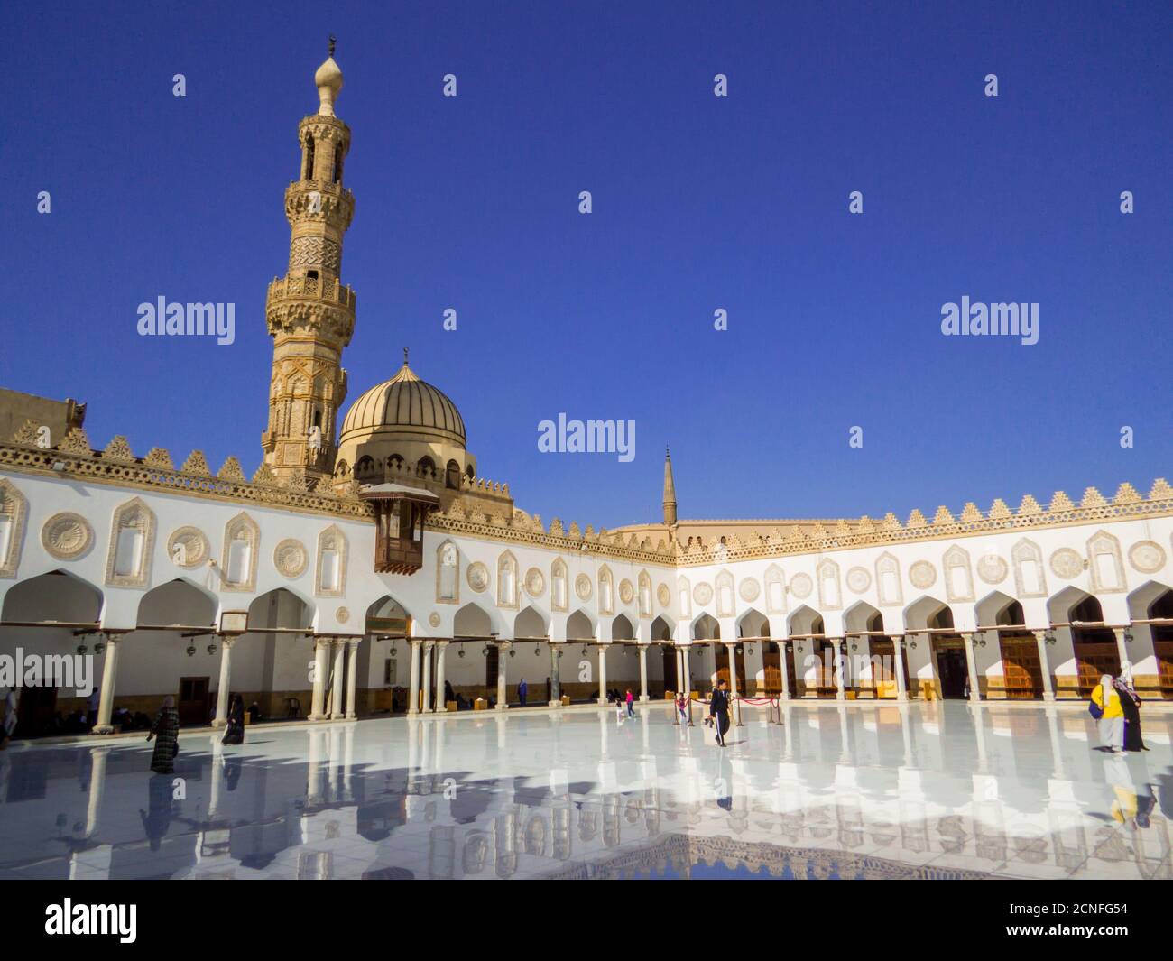 Al Azhar Mosque, Cairo, Egypt Stock Photo