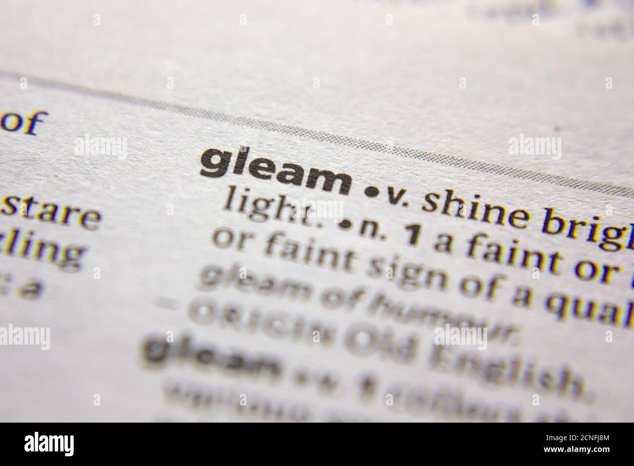 Gleam With Gleam white hi-res stock photography and images - Alamy