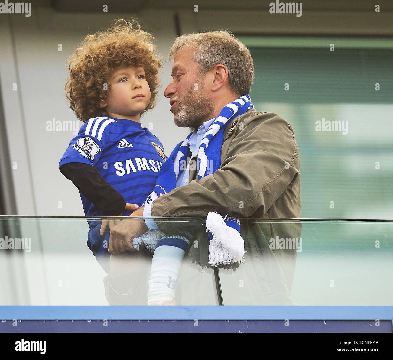 ROMAN ABRAMOVICH CELEBRATES CHELSEA WINNING THE PREMIERSHIP WITH HIS ...