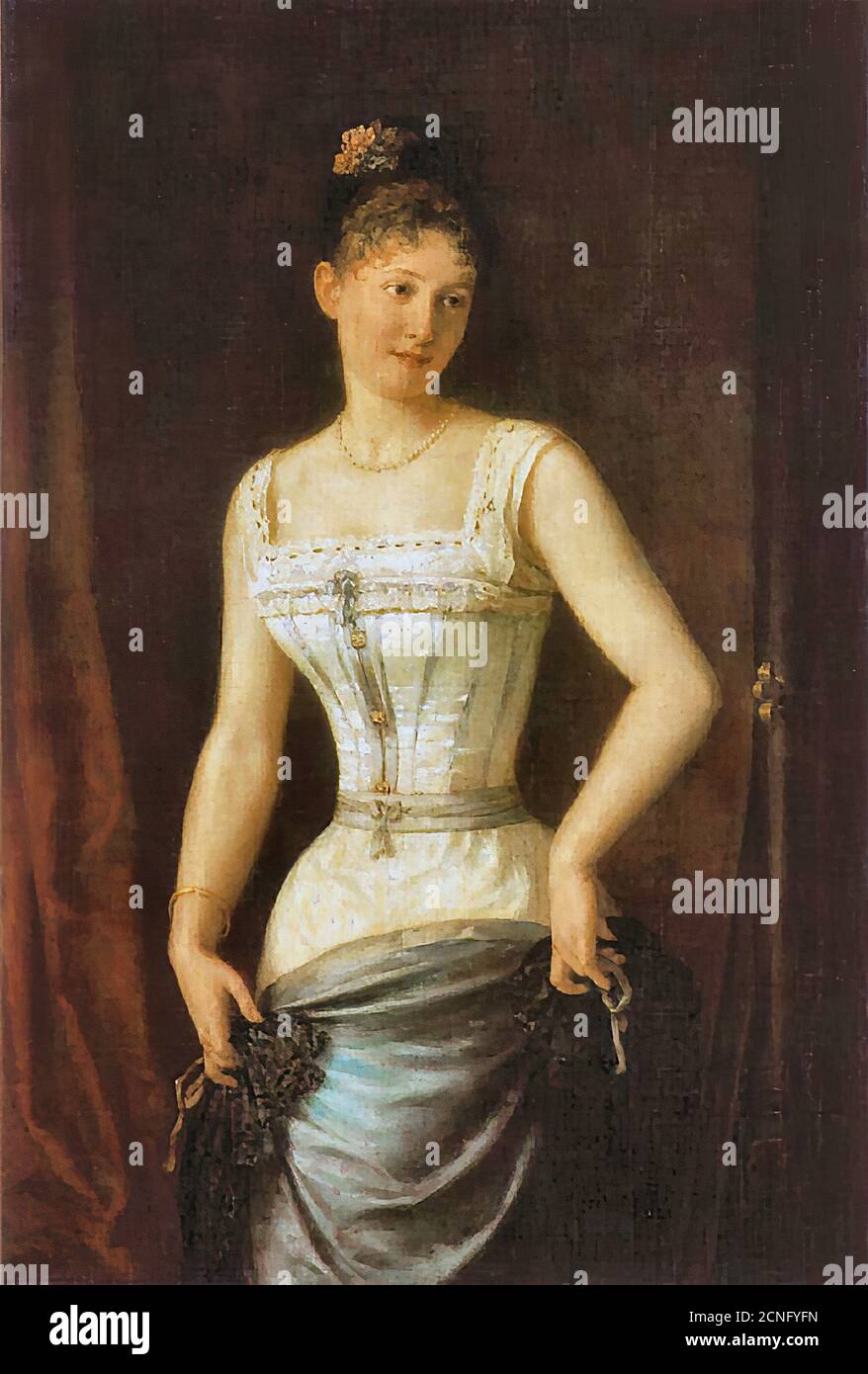 Corset 19th century hi-res stock photography and images - Alamy