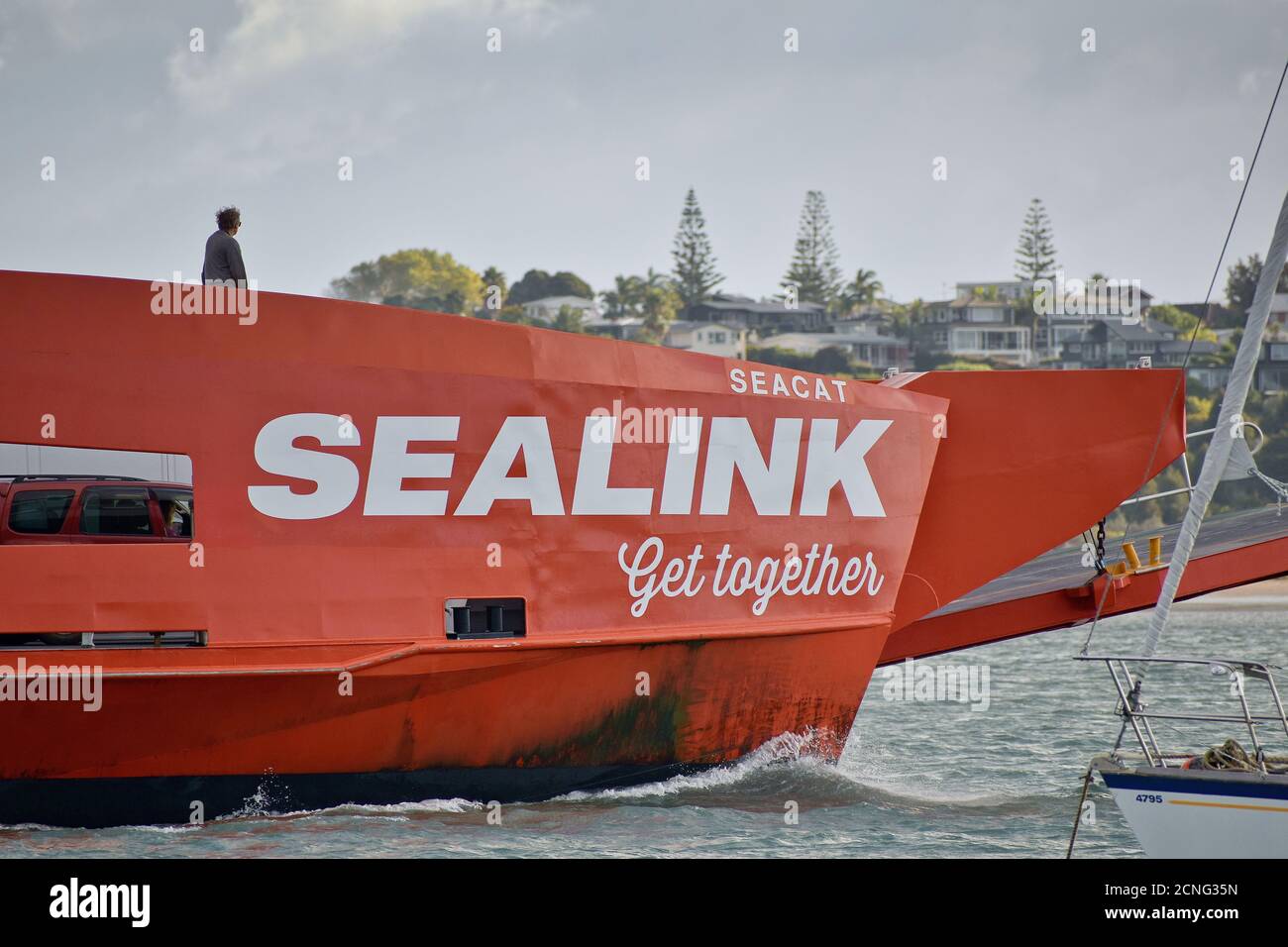 Sealink waiheke island car ferry hires stock photography and images
