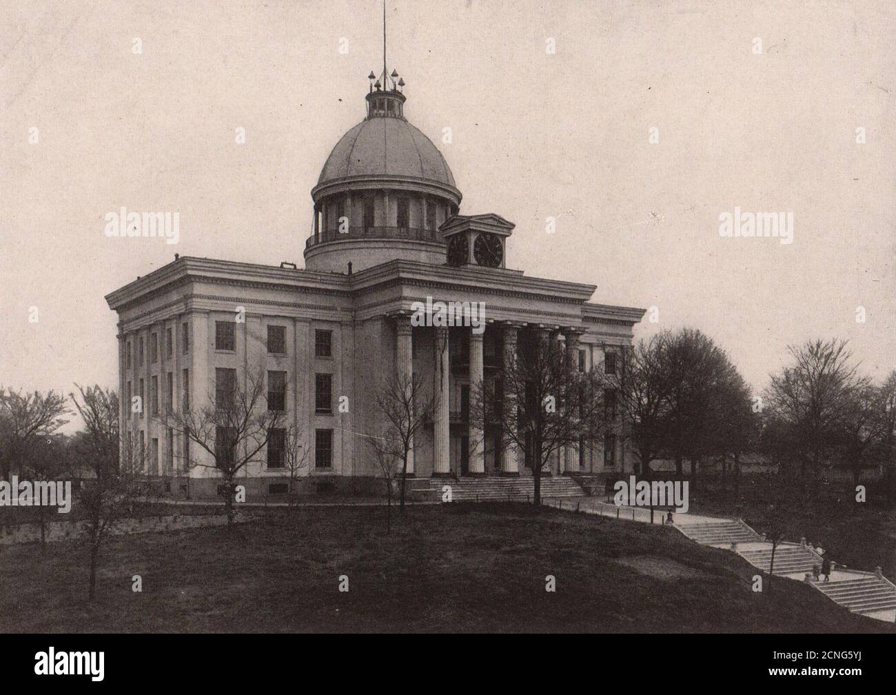 Alabama: State Capitol at Montgomery. Alabama 1903 old antique print picture Stock Photo