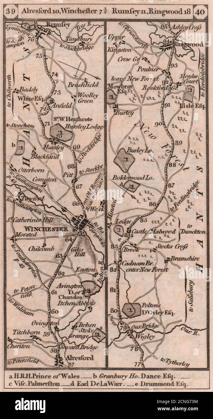 Winchester road romsey hires stock photography and images Alamy