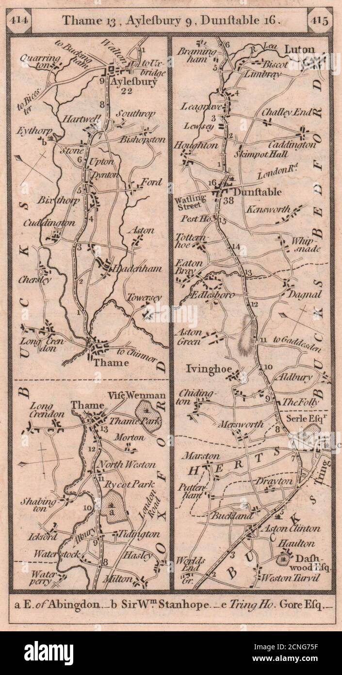 Map of aylesbury hires stock photography and images Alamy