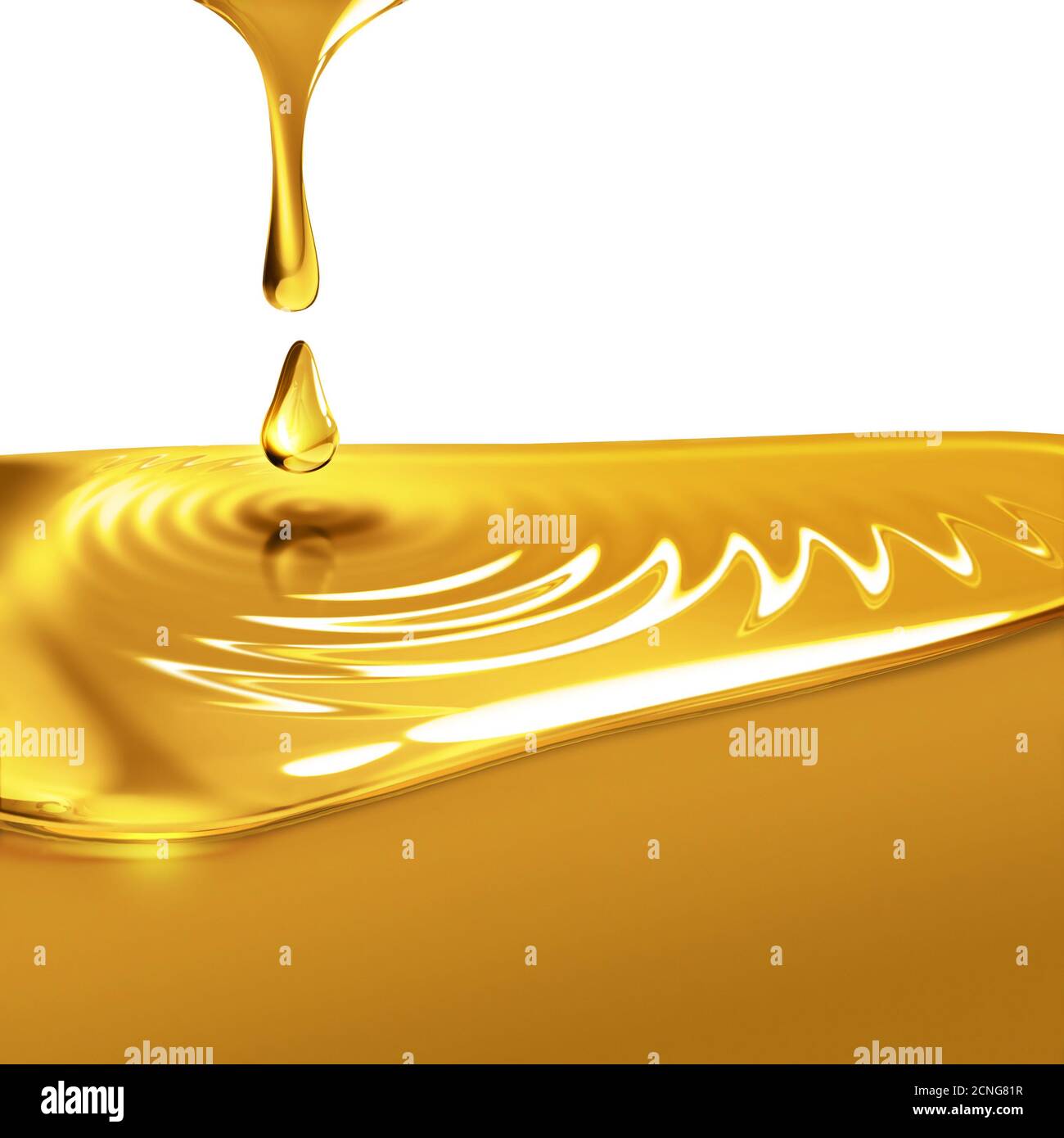 dripping oil Stock Photo