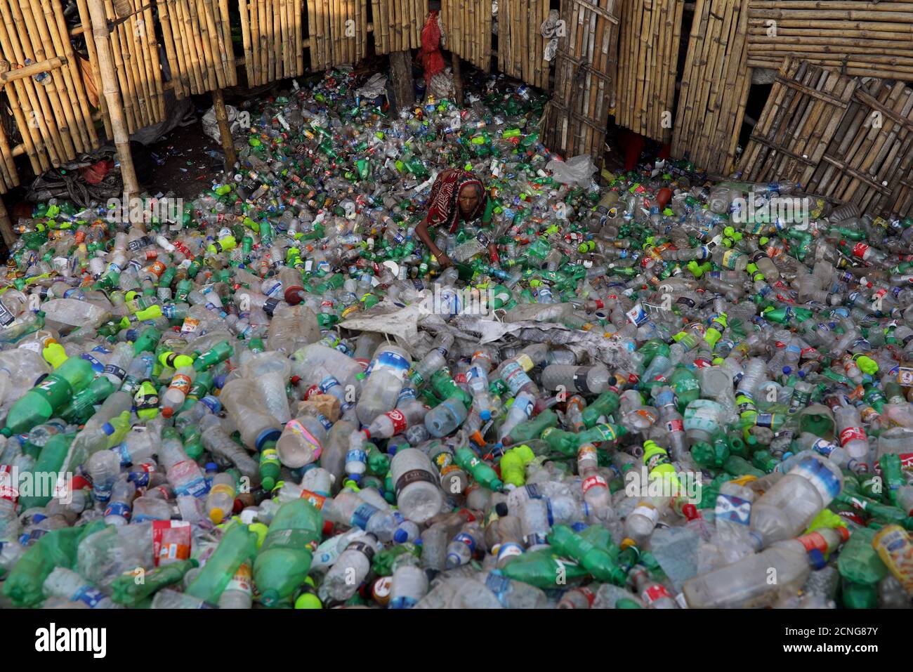 Plastic Bottle Recycling Factory High Resolution Stock Photography and