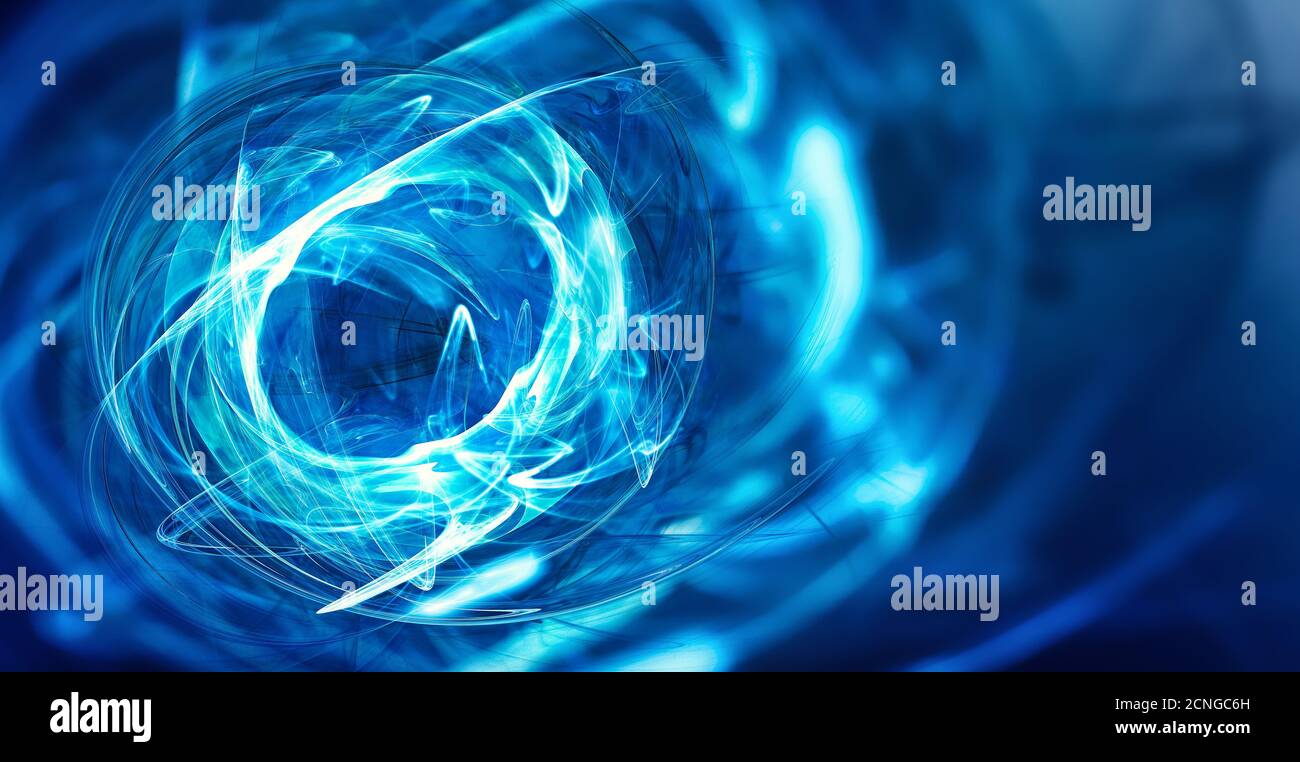 Abstract chaotic vortex Stock Photo