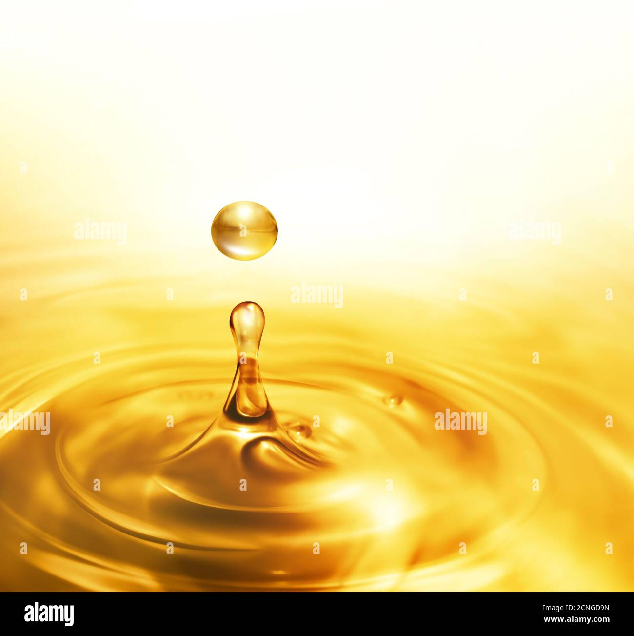 dripping oil Stock Photo