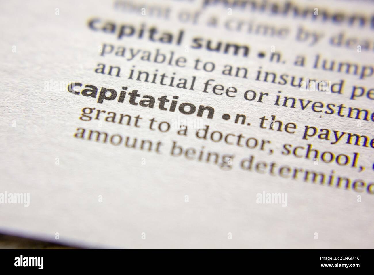 Capitation hi-res stock photography and images - Alamy