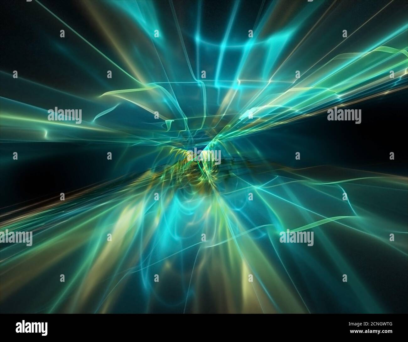 abstract flow of energy Stock Photo