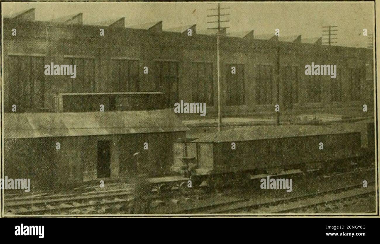 . American engineer and railroad journal . PART ELEVATION AND PART LONGITUDINAL SECTION, AND