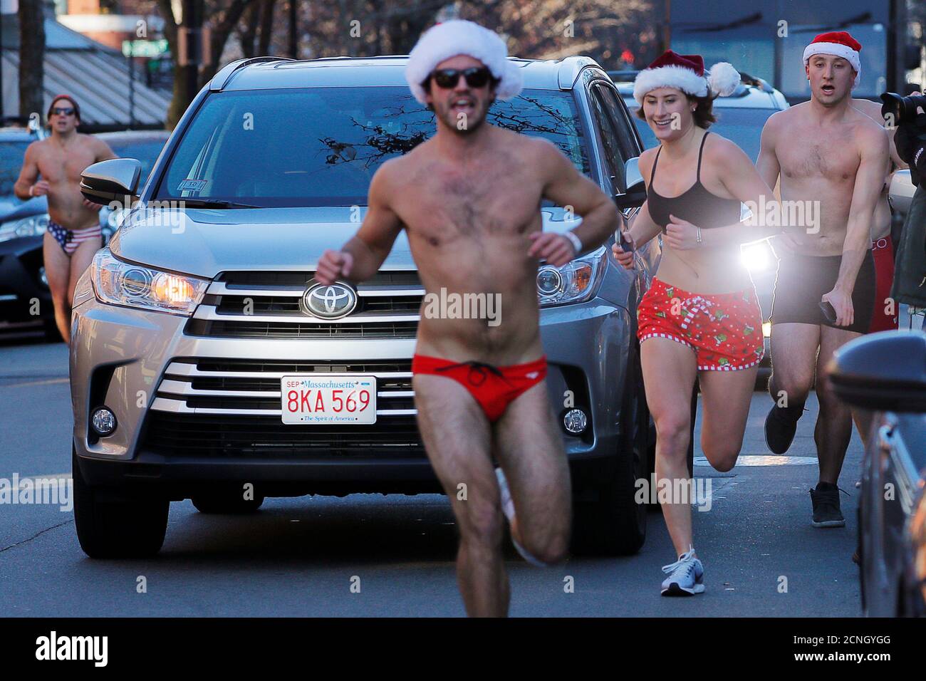 Santa Speedo High Resolution Stock Photography and Images - Alamy