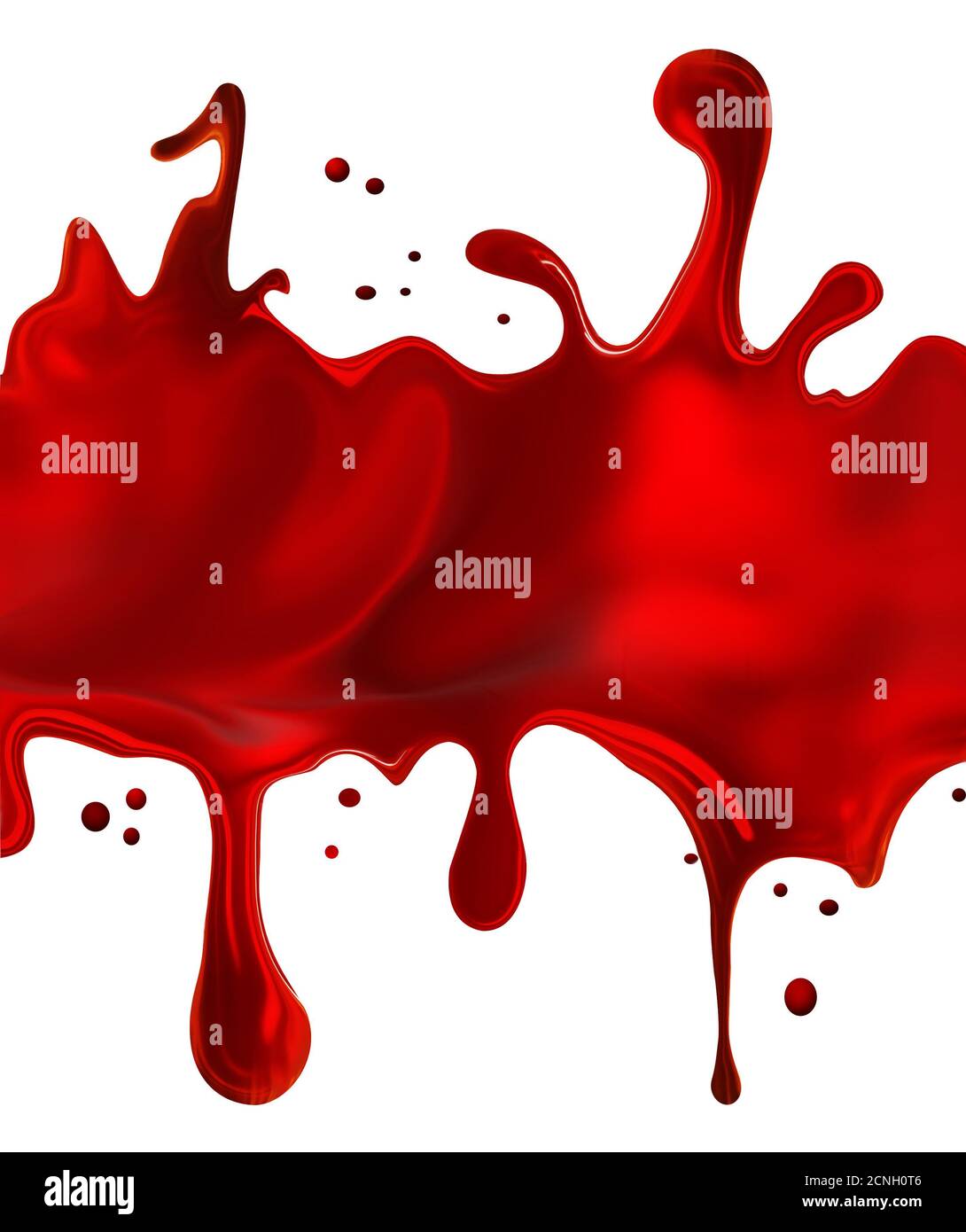 red paint Stock Photo
