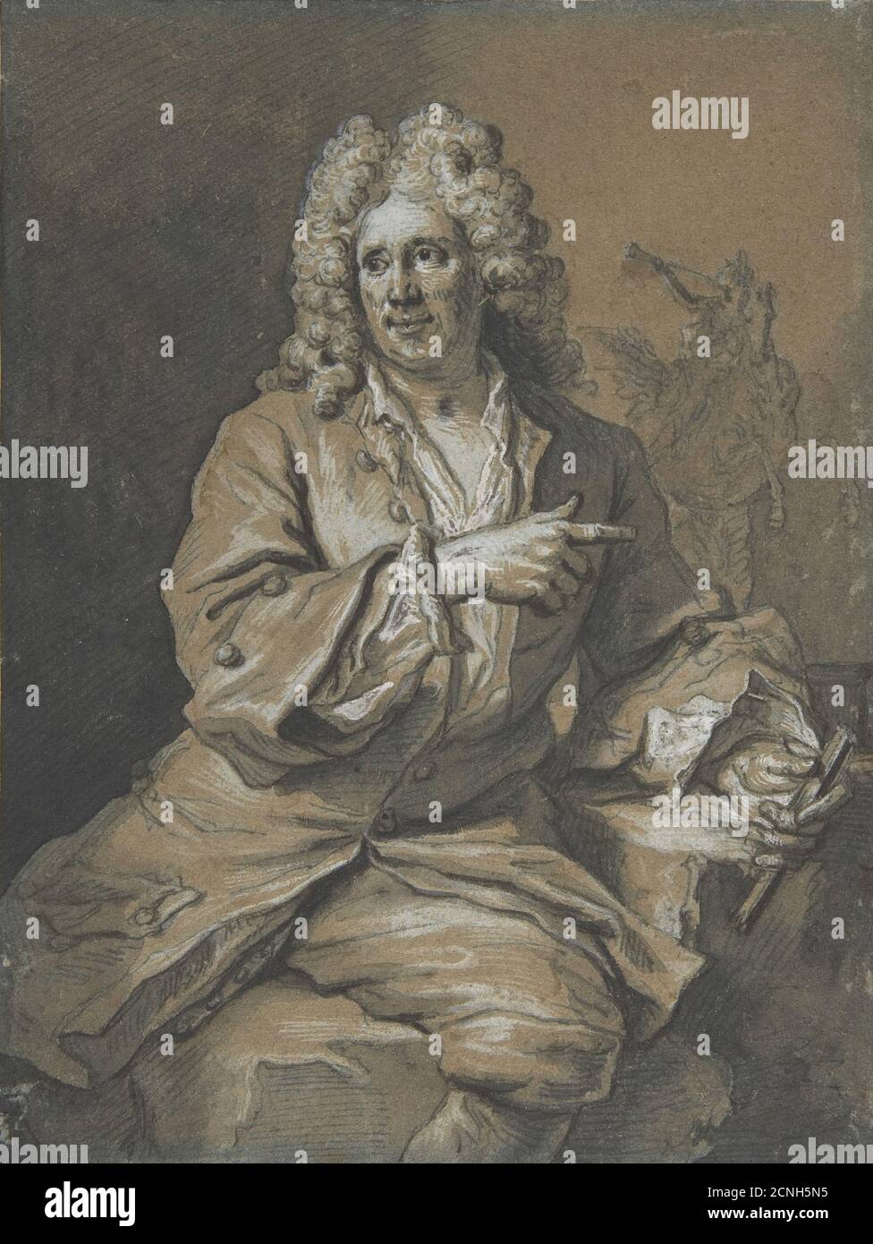 The Sculptor Antoine Coysevox Stock Photo Alamy