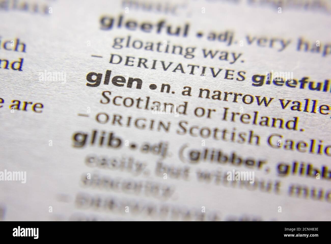 Meaning glen hires stock photography and images Alamy