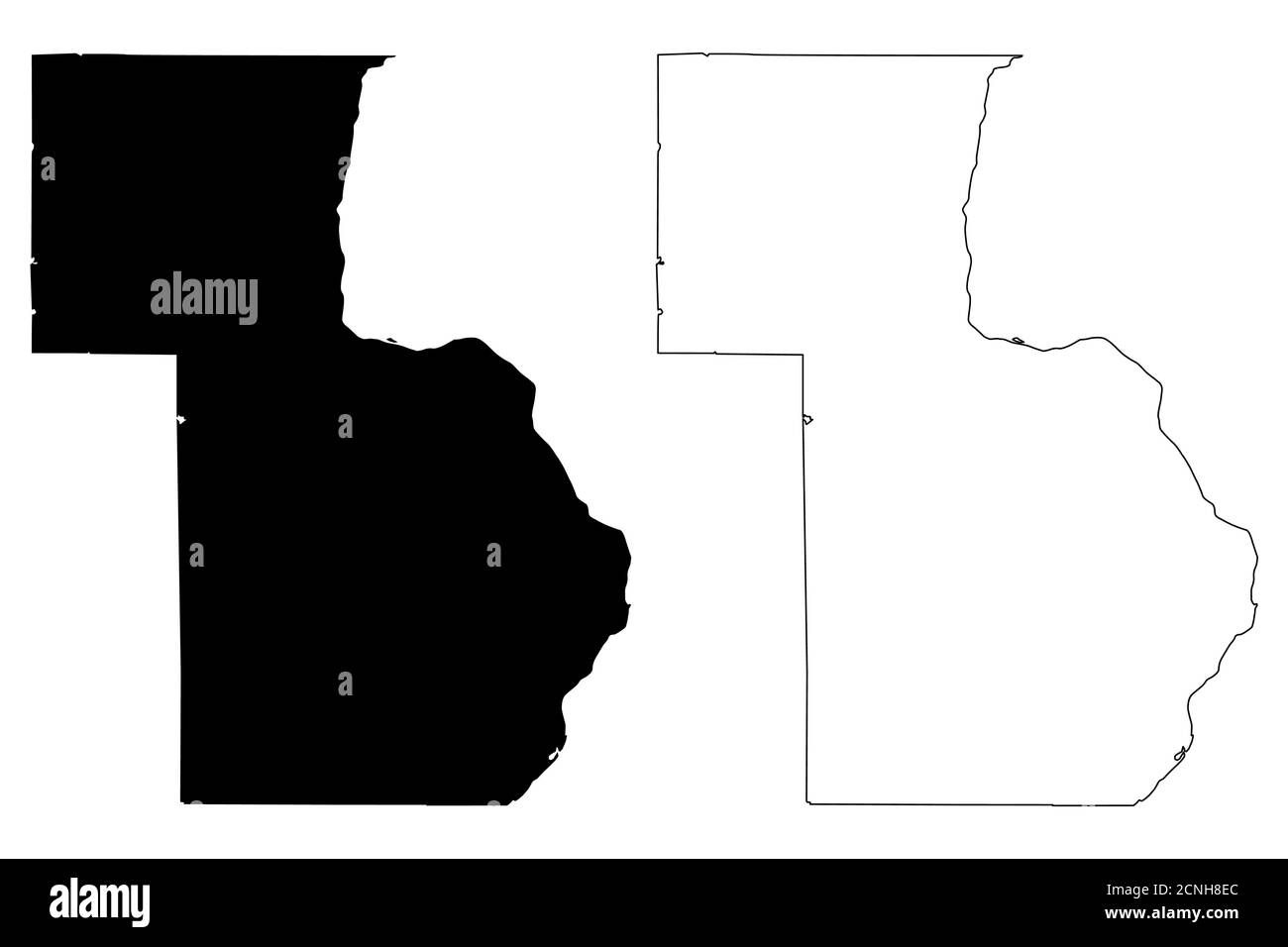 chisago-county-map-black-and-white-stock-photos-images-alamy