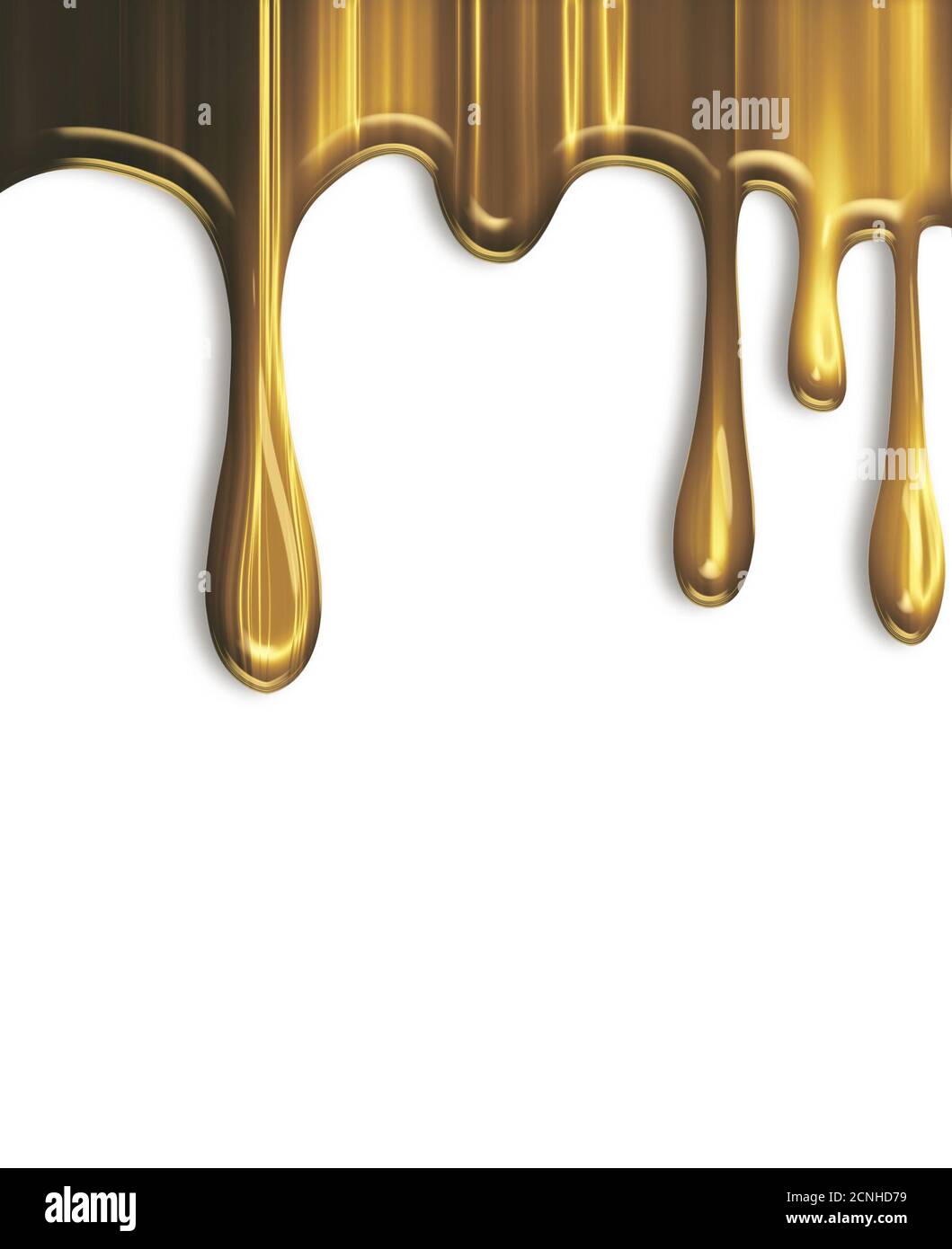 dripping gold Stock Photo