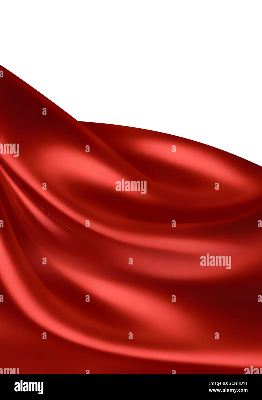 red silk background Stock Photo