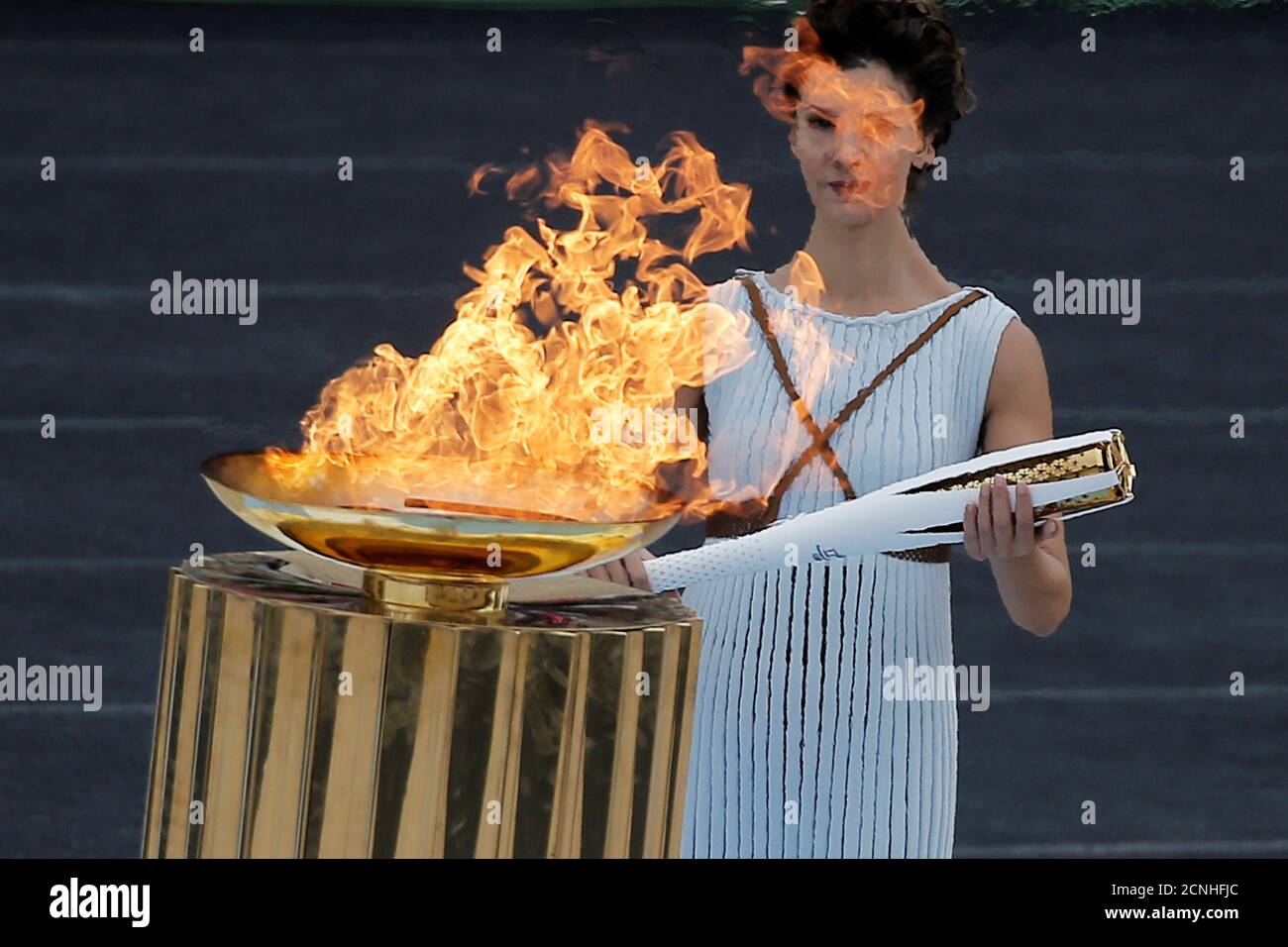 Athletics Olympic - Flame Handover Ceremony For Pyeongchang 2018 ...