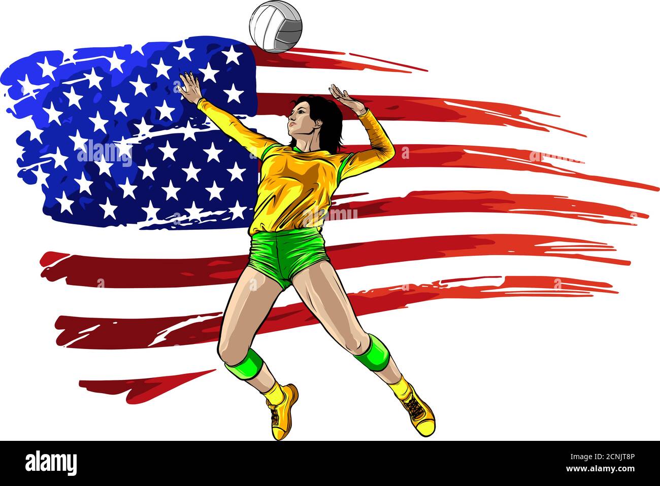 American beach volleyball player Cut Out Stock Images & Pictures Alamy