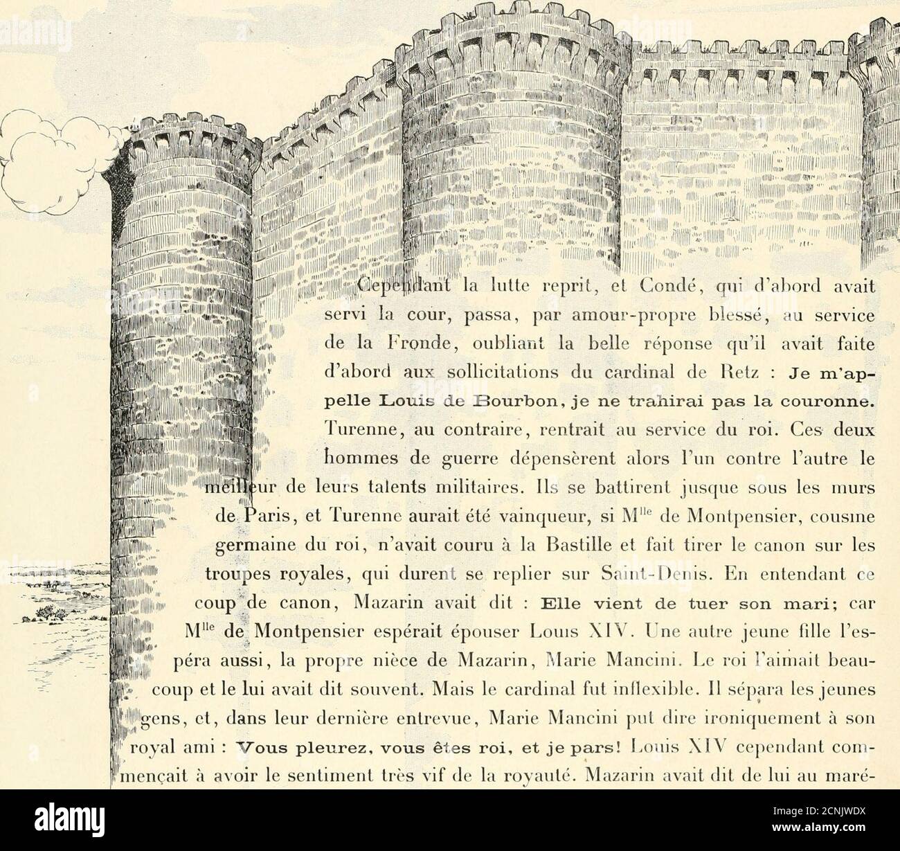 Les Mots Historiques Du Pays De France Ioepifiiitit La Lutte Reprit Et Gonde Qui Crabord Avaitservi La Cour Passa Par Amour Propre Blesse Au Servicede La L Vonde Oubliant La Belle Reponse