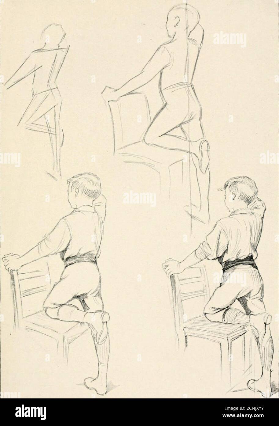 Drawing for beginners . as we have sketched in the angles ofJack