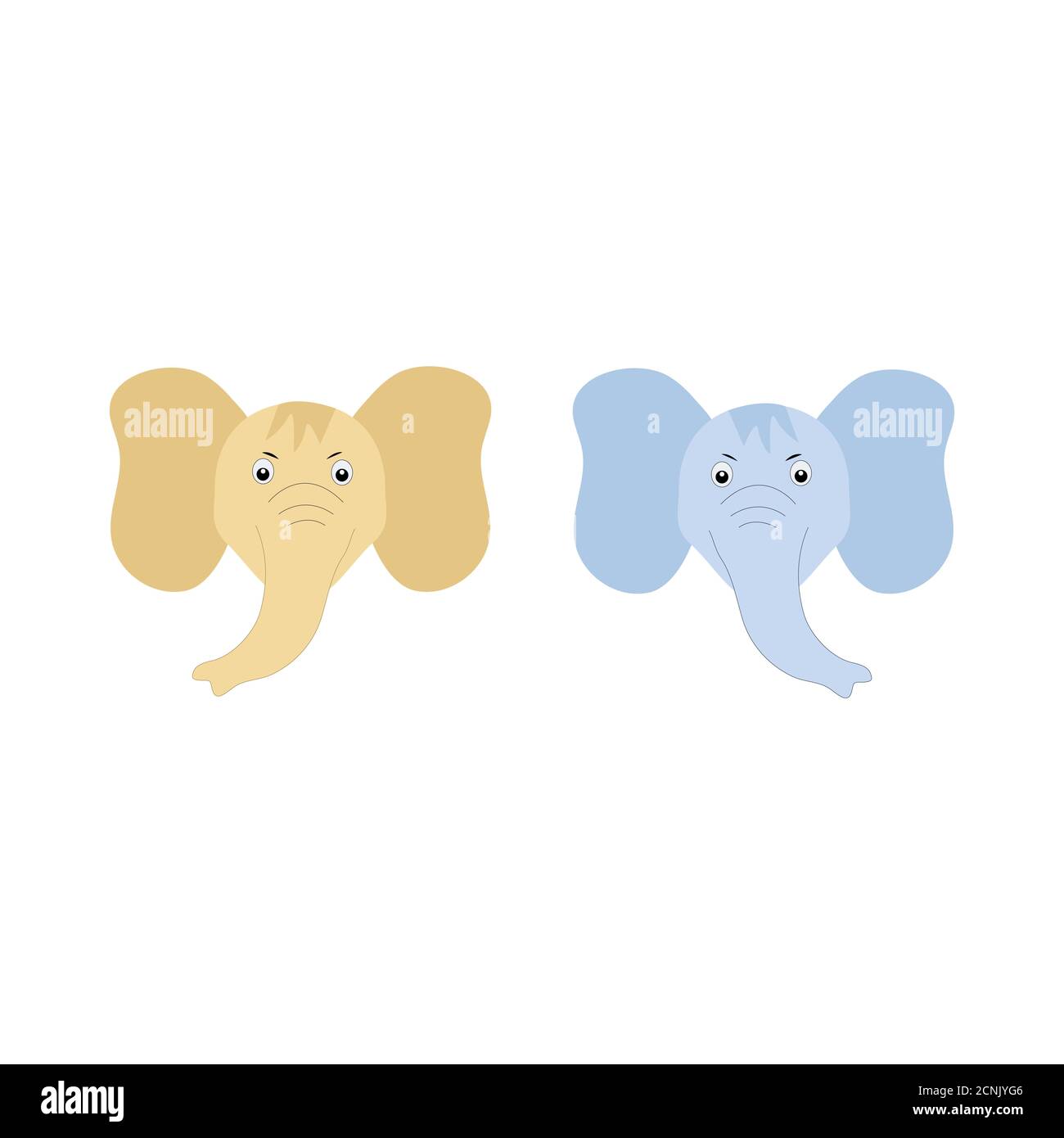 Little Elephant Cartoon High Resolution Stock Photography And Images Alamy
