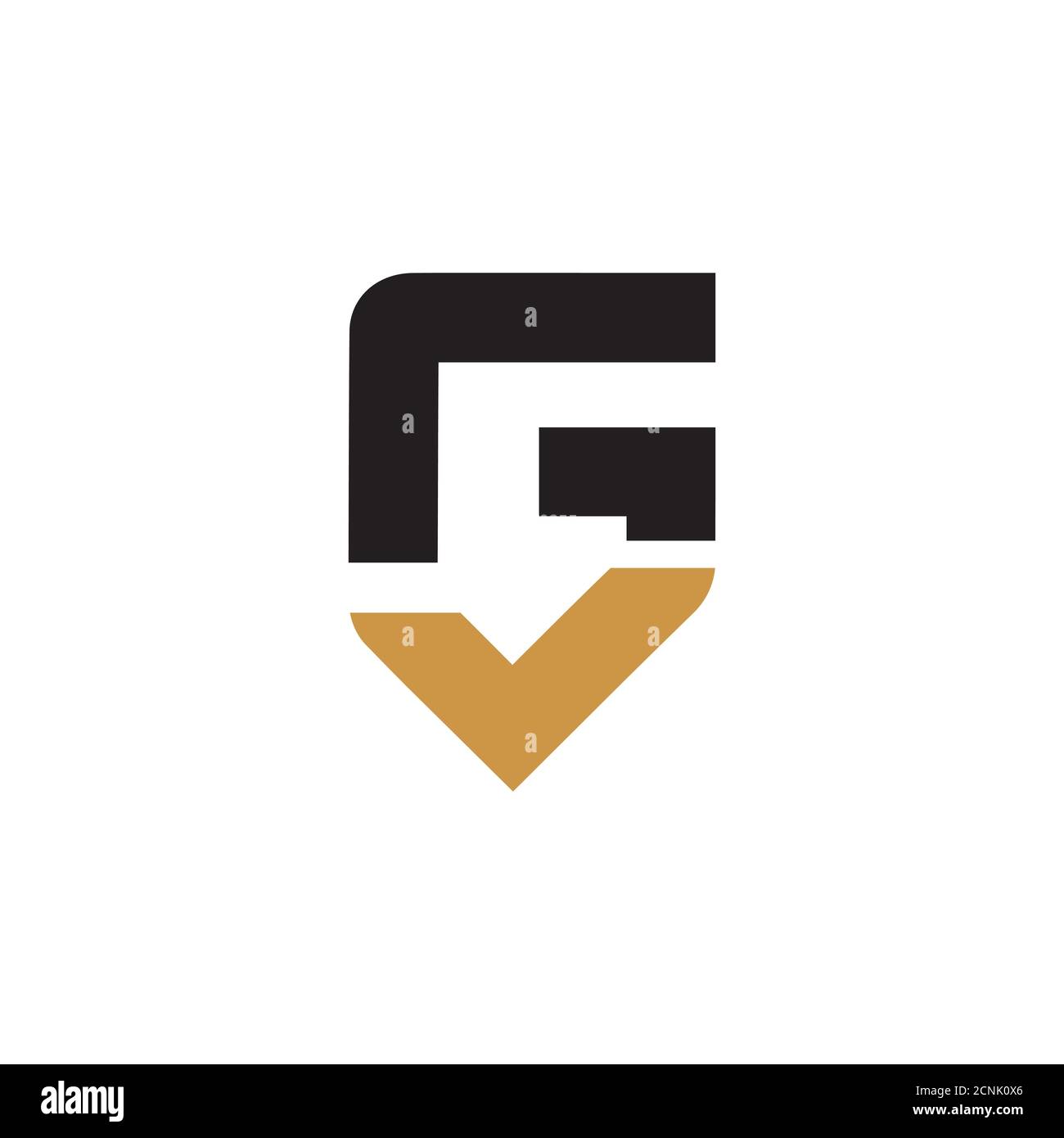 Initial letter vg or gv logo vector design template Stock Vector Image ...
