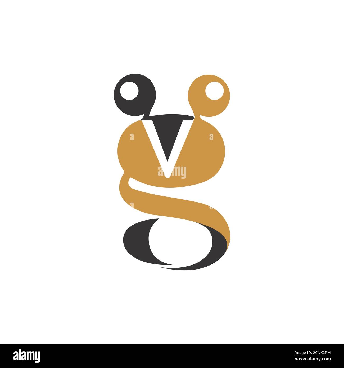 Initial letter vg or gv logo vector design template Stock Vector Image ...