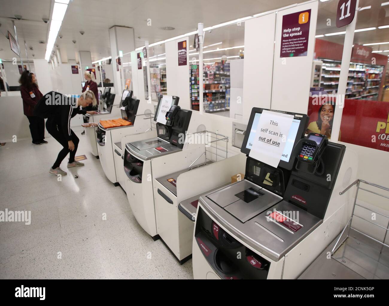 Checkout at sainsburys hires stock photography and images Alamy