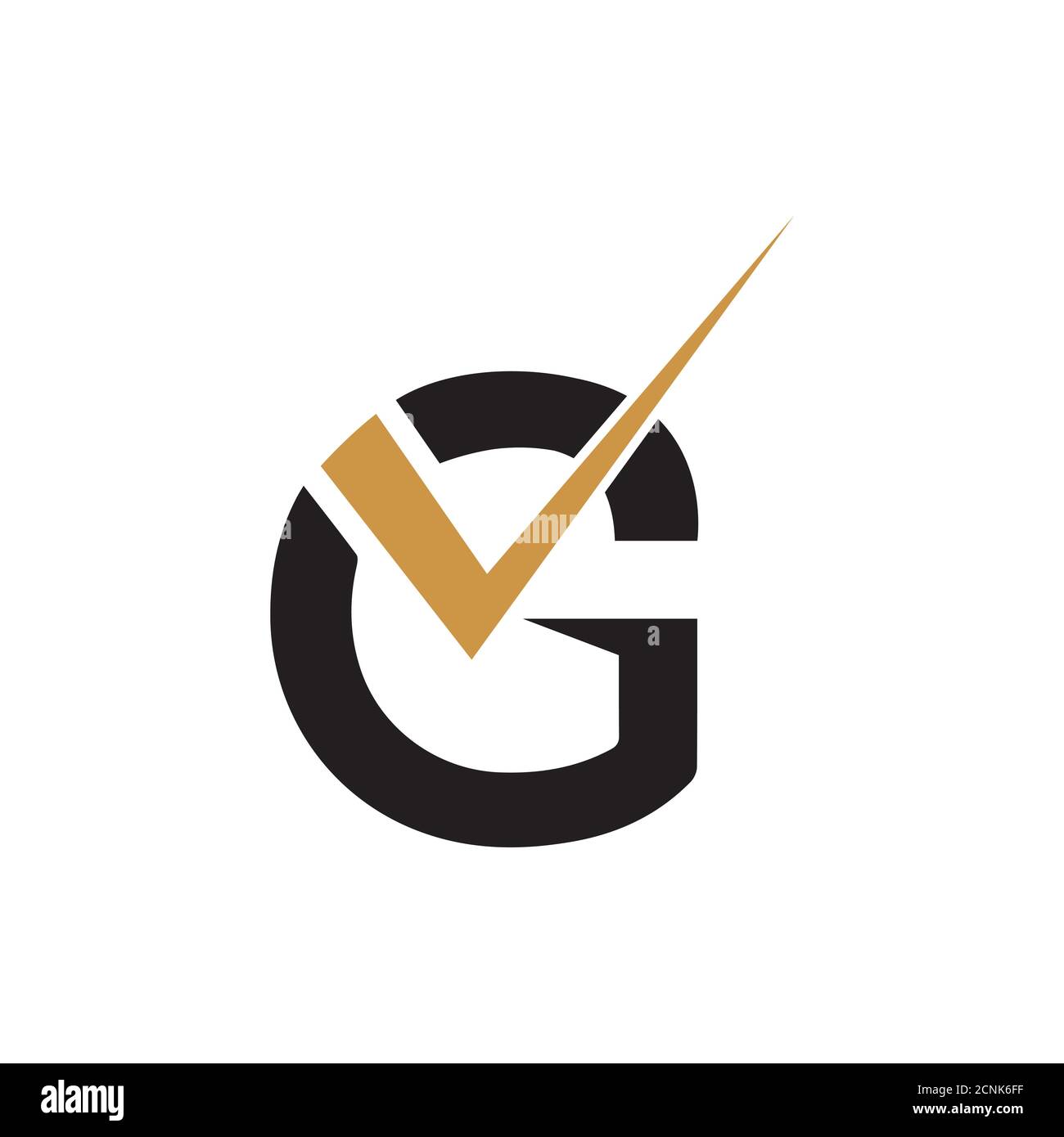 Initial letter vg or gv logo vector design template Stock Vector Image ...