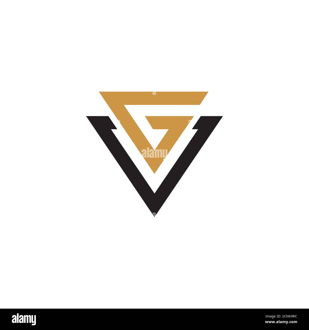 GV Diamond Logo Design Stock Vector by ©sdCrea 134981696