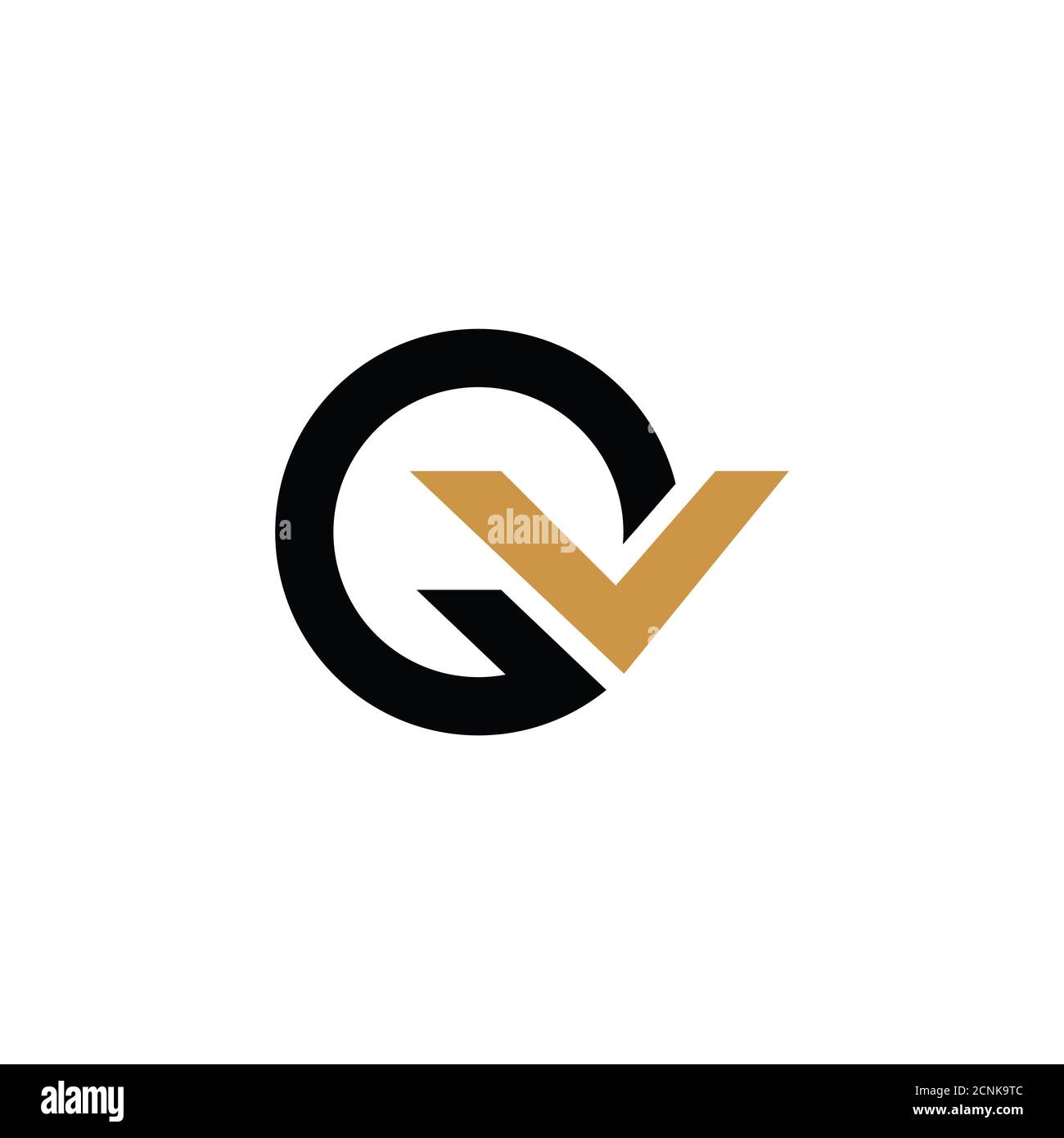Initial letter vg or gv logo vector design template Stock Vector Image ...