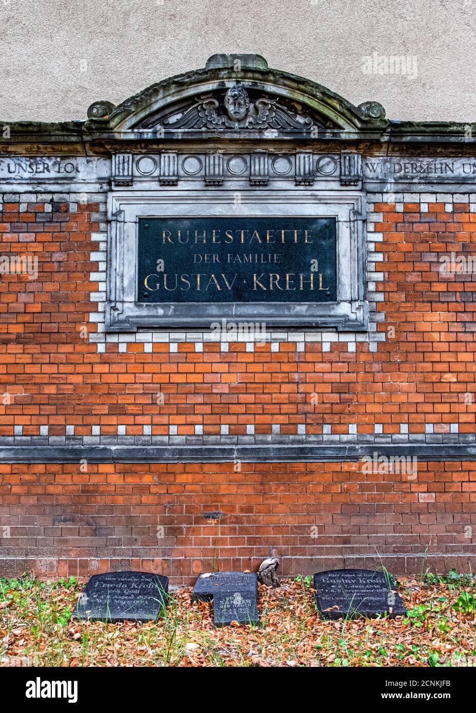 Alter St. Matthäus Kirchhof .Old Saint