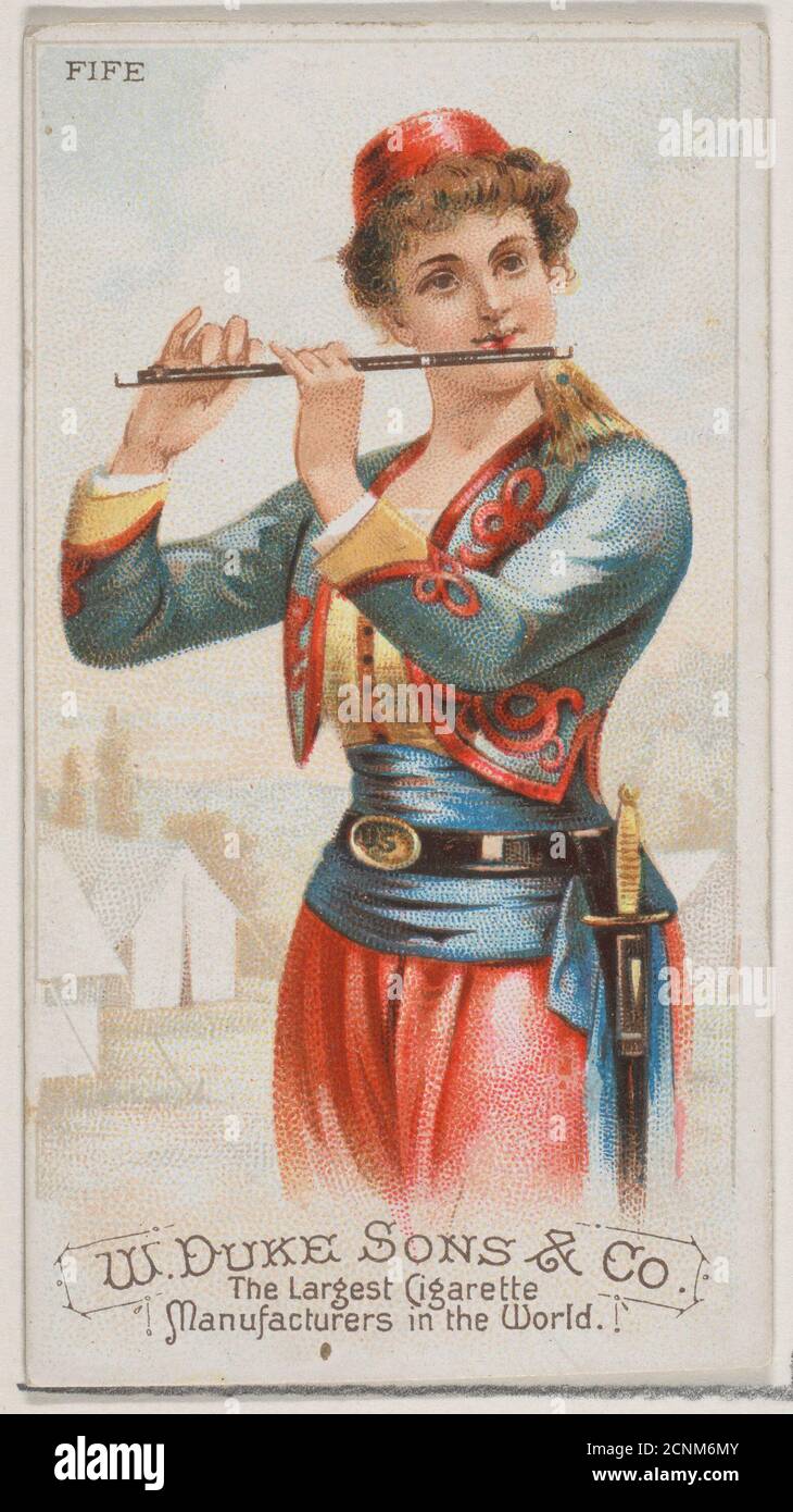 Besson Fife Musical Instrument Fife, from the Musical Instruments series (N82) for Duke brand ...