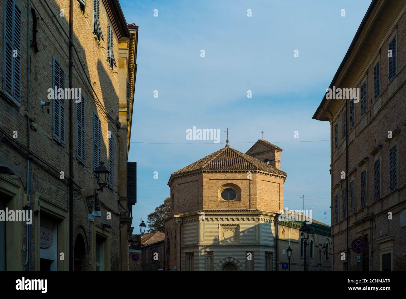 Chiesa di Sant'Antonio Abate, church, Fano, Marche, Italy, summer, Stock Photo