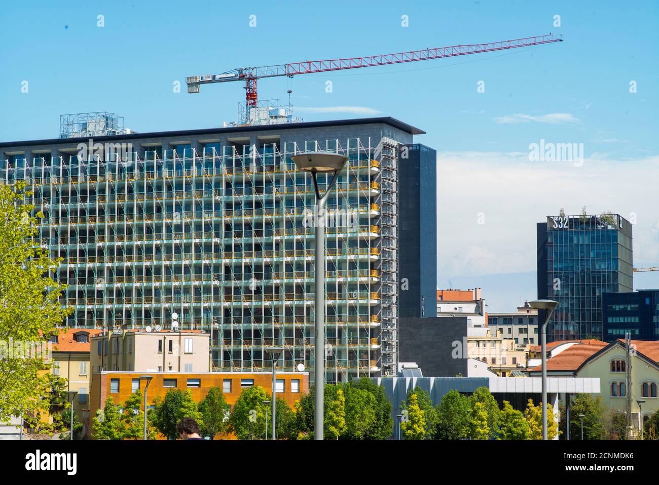 Milan, Lombardy, Italy, high-rise district of Porta Nuova Stock Photo ...