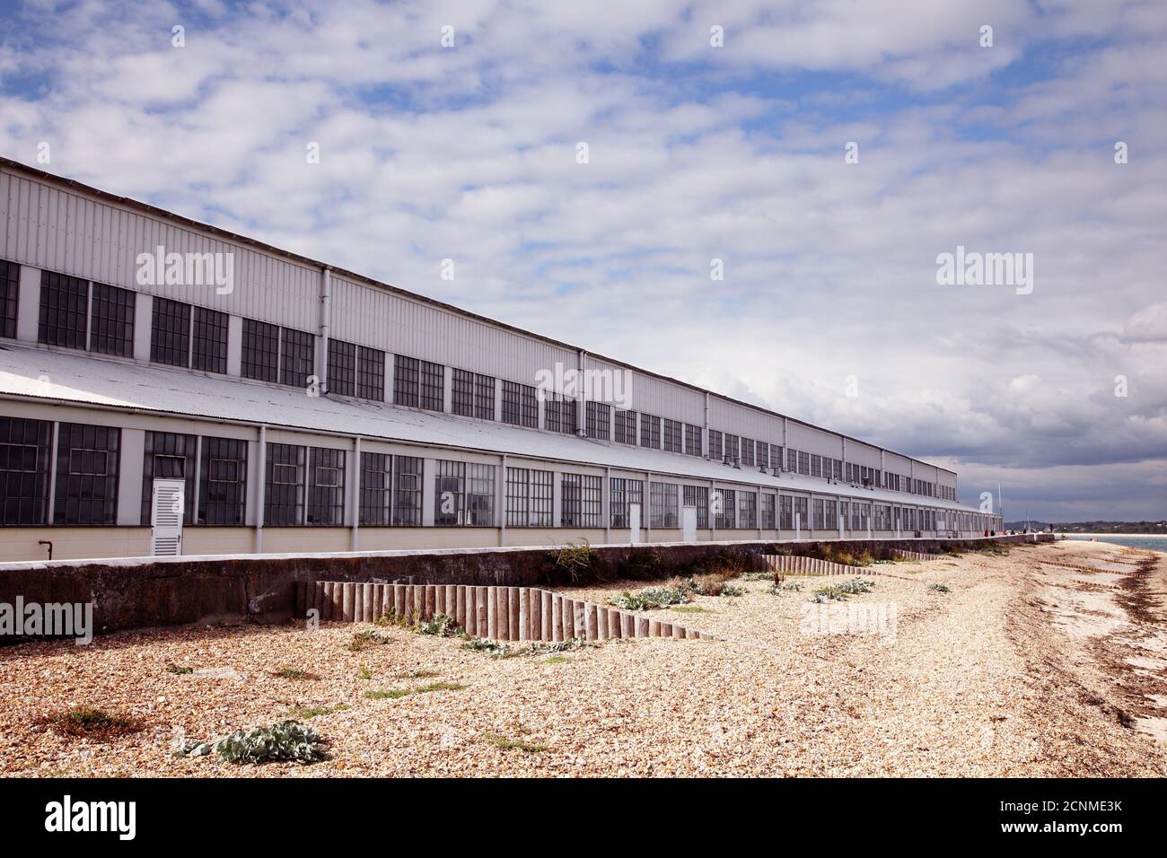 Schneider Hangar, Calshot Activities Centre on Calshot Spit