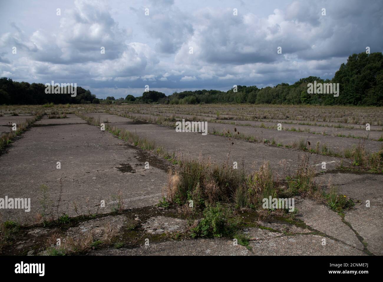 Wisley Airfield (Disused) to be developed for housing. Surrey, UK Stock Photo