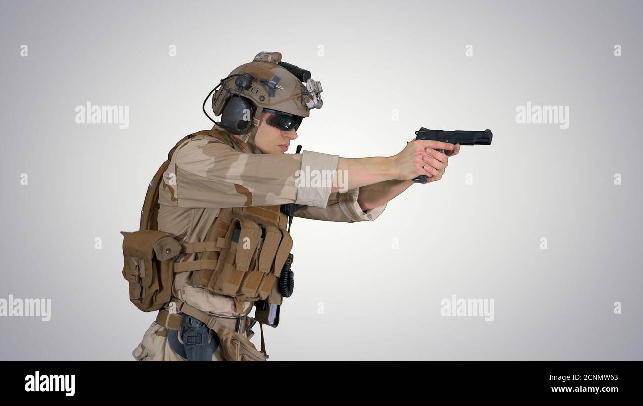 Usa soldier aiming gun on hi-res stock photography and images - Alamy