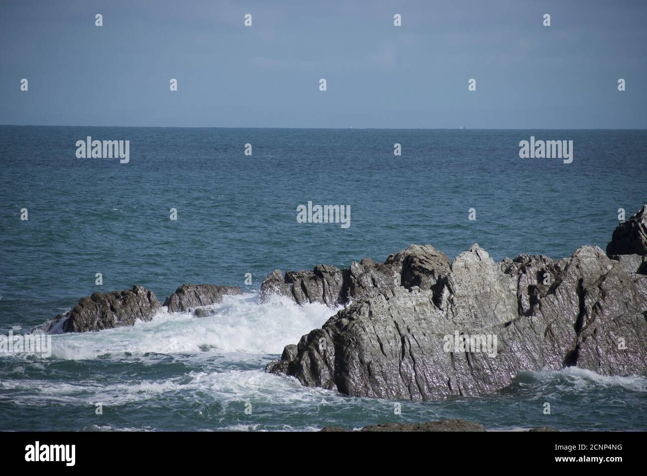 North Devon Coastline Stock Photo