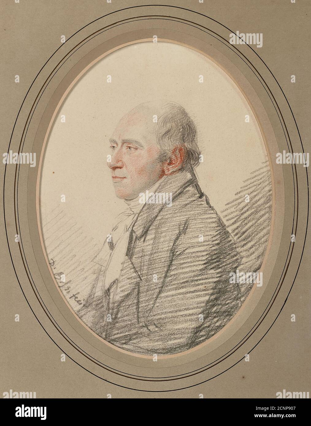 Portrait of the composer Muzio Clementi (1752-1832), End 1820s. Private Collection. Stock Photo